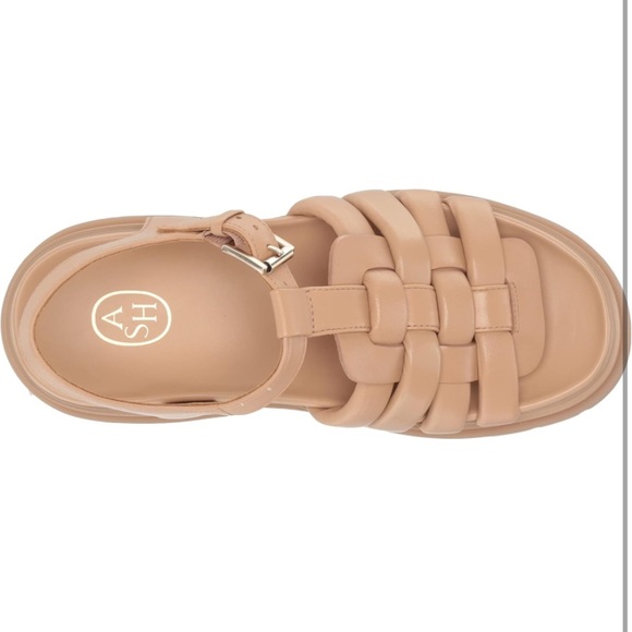 NIB [ASH] Sirena Fisherman Woven Platform Buckle Sandals Women’s Sz 41 / US 10.5 - Picture 11 of 13